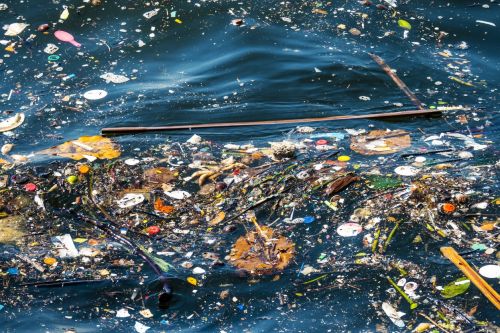 water pollution - environmental crimes concept