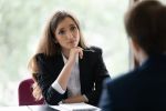 Engaged lawyer talking to client - communicating with your defense attorney concept